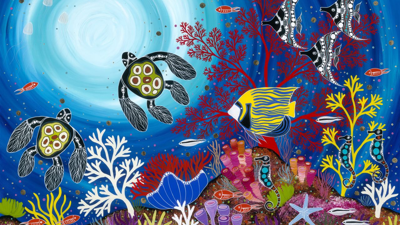 Reef Wonderland artwork by Melanie Hava