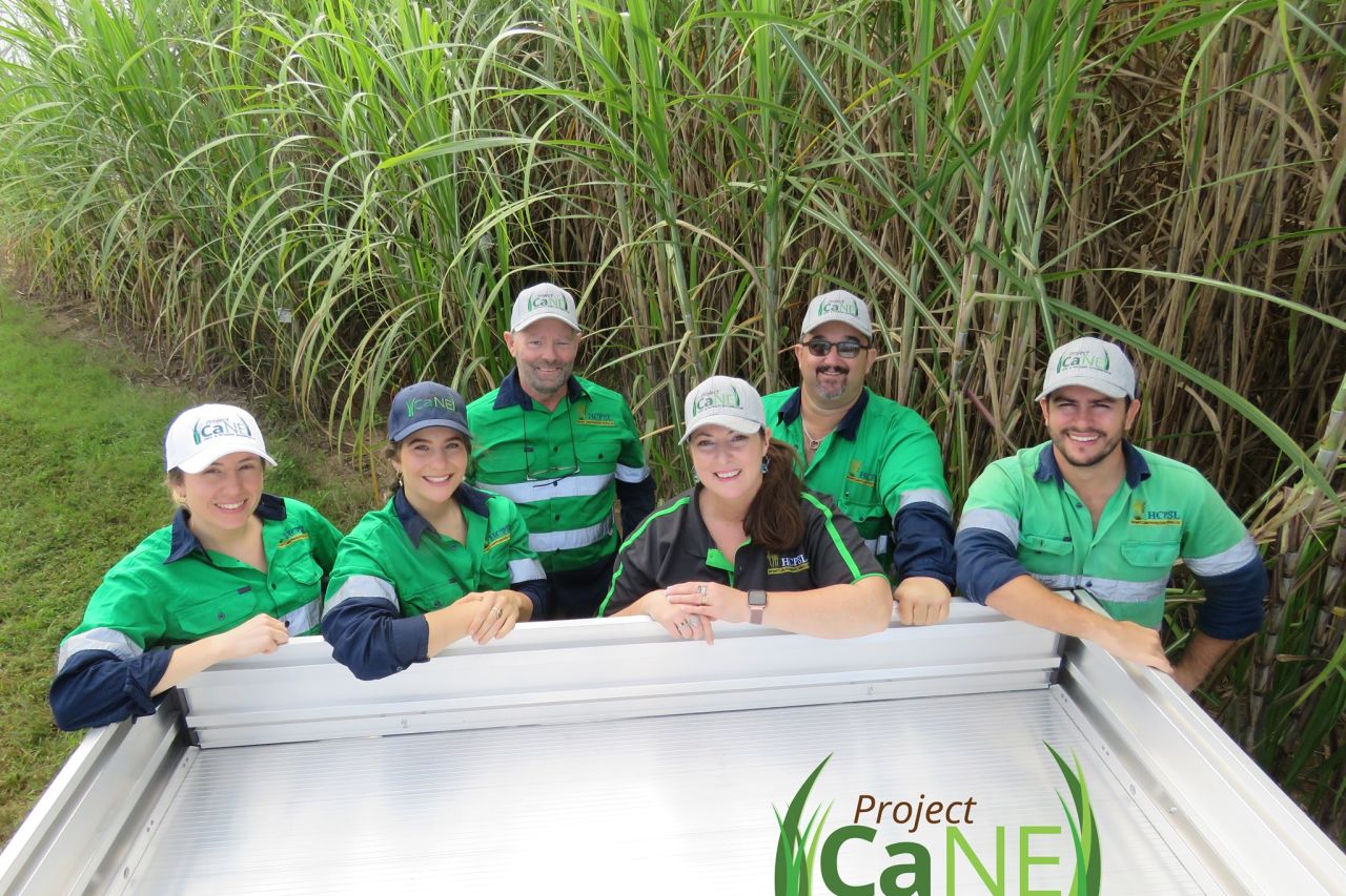 Project CaNE (HCPSL TEAM pictured) works with farmers to drive productive, financially, and environmentally sustainable farming systems. Credit: HCPSL.