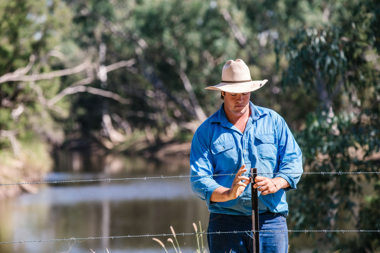 Fencing off riparian areas. Image FBA