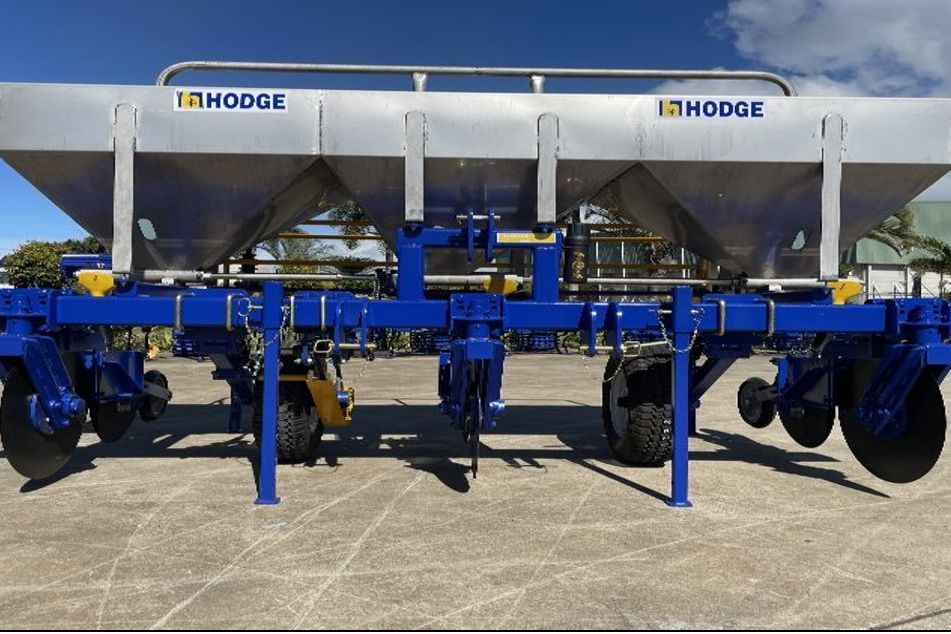 Three row stool splitter. Credit: Hodge Industries