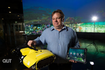 An underwater robot to protect the reef