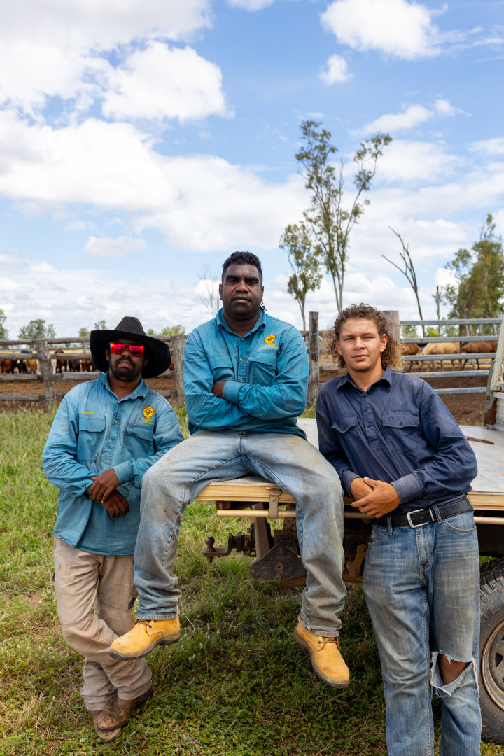 Woorabinda Pastoral Company staff. Image Greening Australia