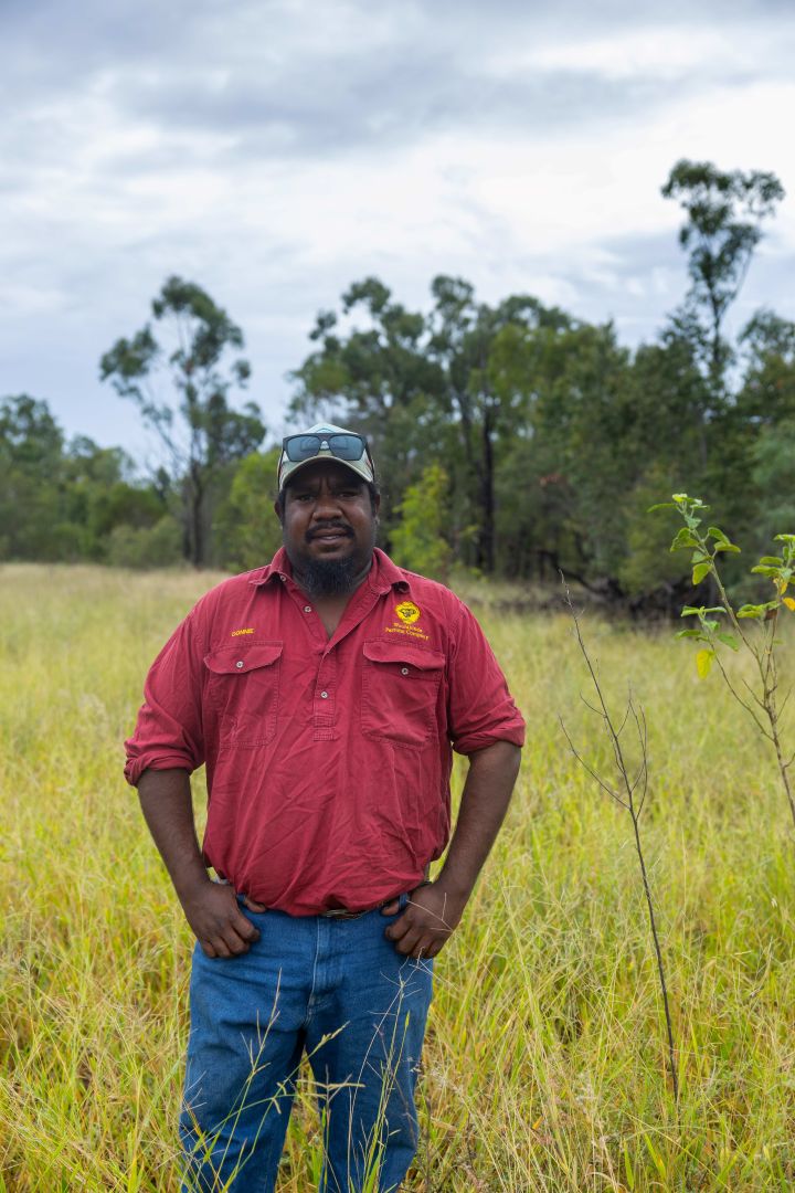 Traditional Owner knowledge sharing with Donnie. Image Greening Australia