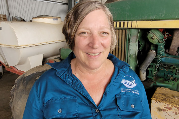 CCRSF Project Leader Debra Telford. Credit: Cassowary Coast Reef Smart Farming