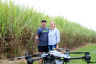 Aerial drone reduces fertiliser losses from farm