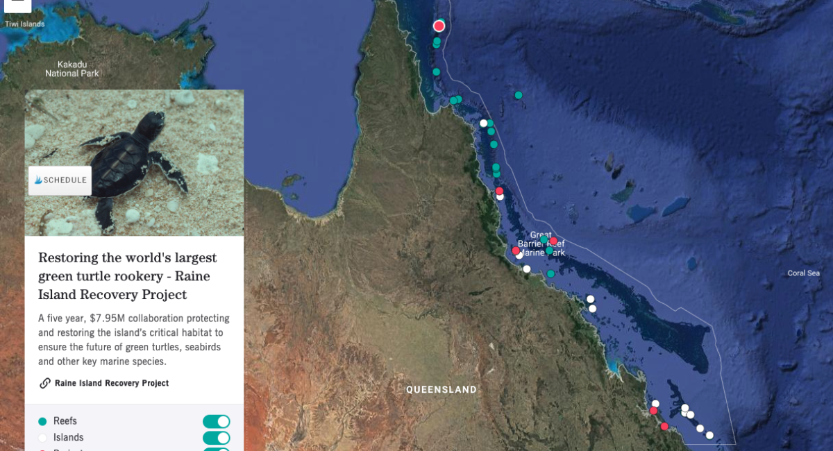 Explore the Great Barrier Reef with Google Maps - Great Barrier Reef ...